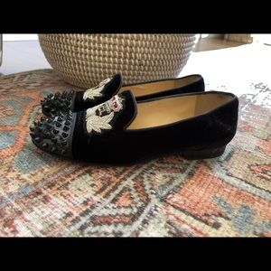 Louboutin intern spike loafers 38
